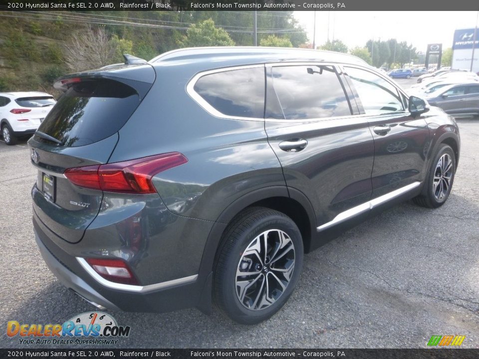 2020 Hyundai Santa Fe SEL 2.0 AWD Rainforest / Black Photo #2