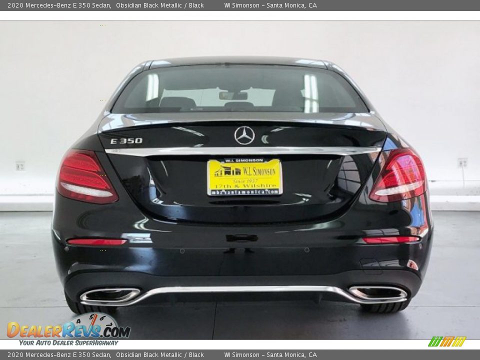 2020 Mercedes-Benz E 350 Sedan Obsidian Black Metallic / Black Photo #3