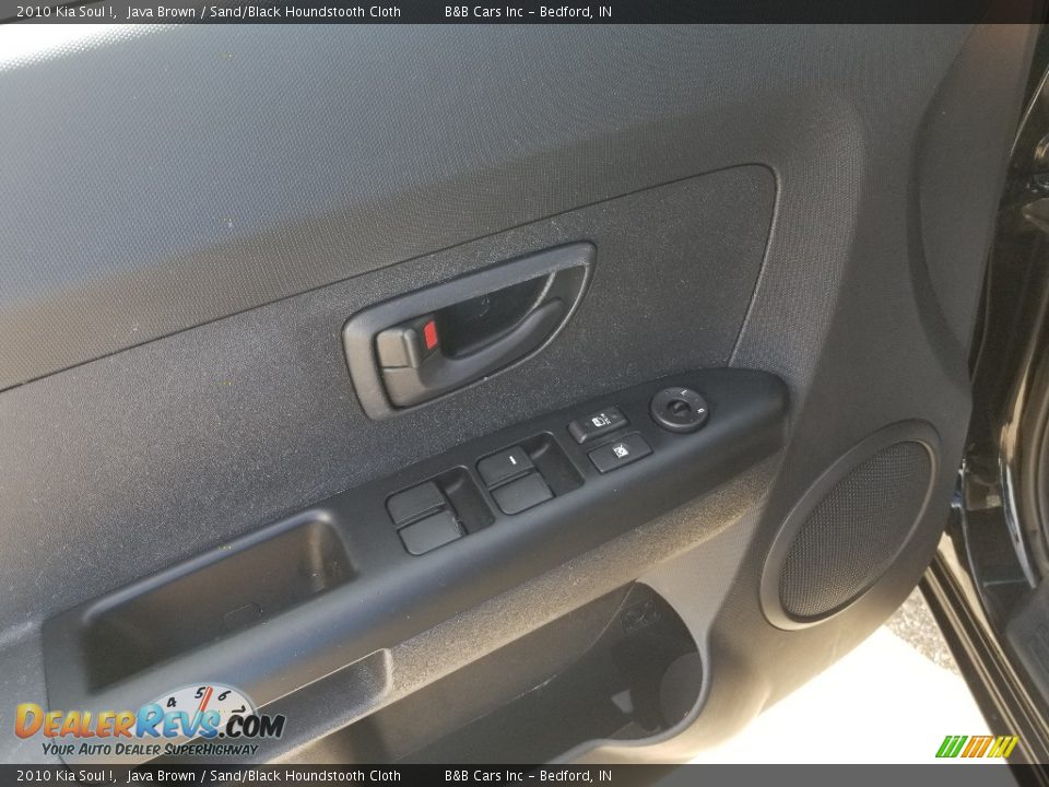 2010 Kia Soul ! Java Brown / Sand/Black Houndstooth Cloth Photo #11