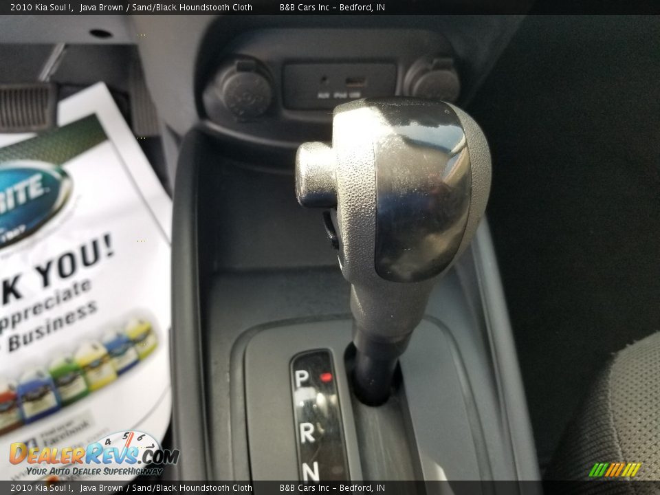 2010 Kia Soul ! Java Brown / Sand/Black Houndstooth Cloth Photo #14
