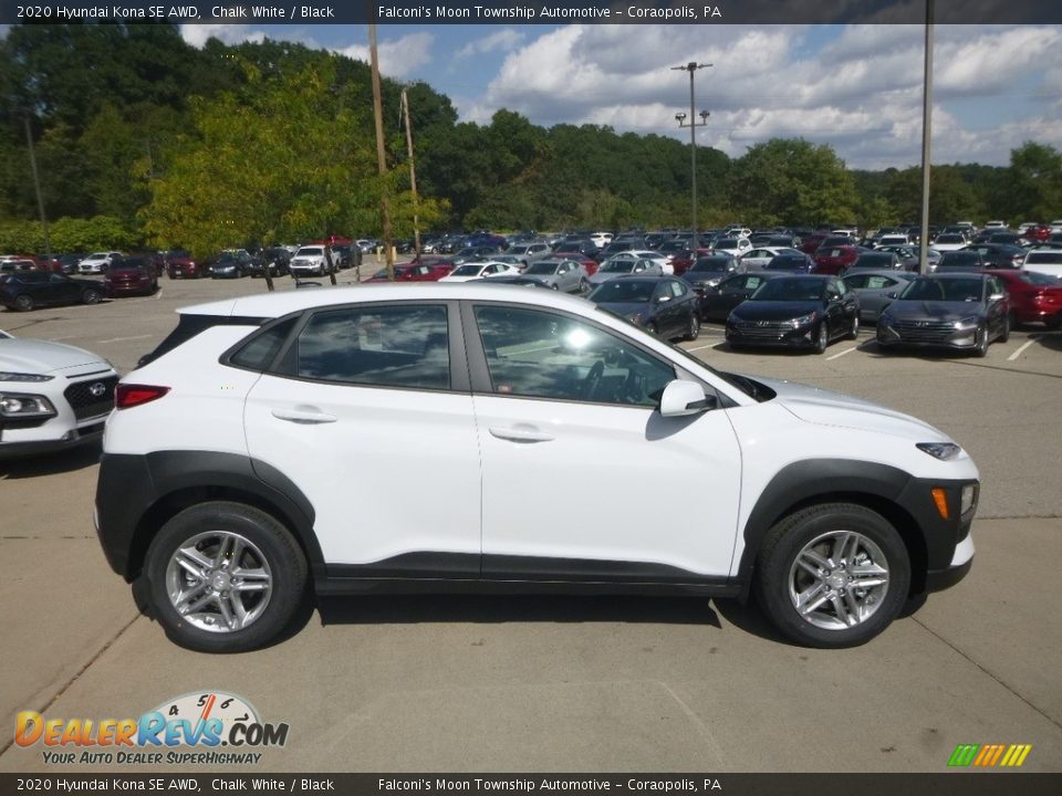 Chalk White 2020 Hyundai Kona SE AWD Photo #1