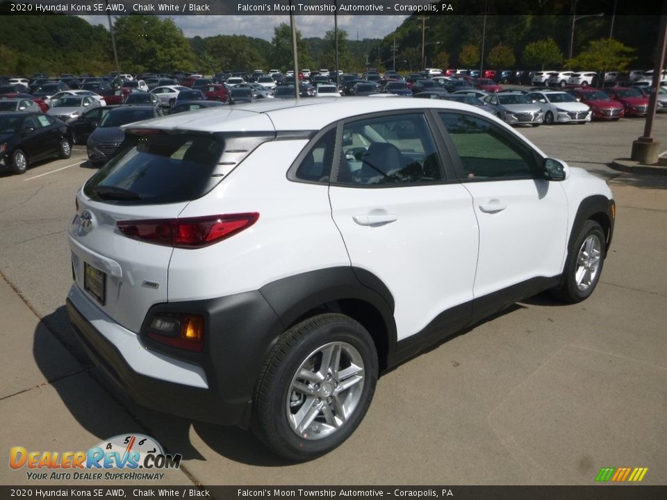 2020 Hyundai Kona SE AWD Chalk White / Black Photo #2