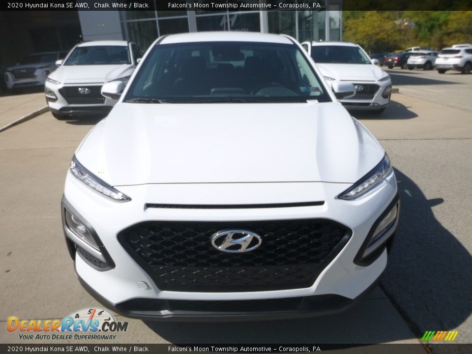2020 Hyundai Kona SE AWD Chalk White / Black Photo #4