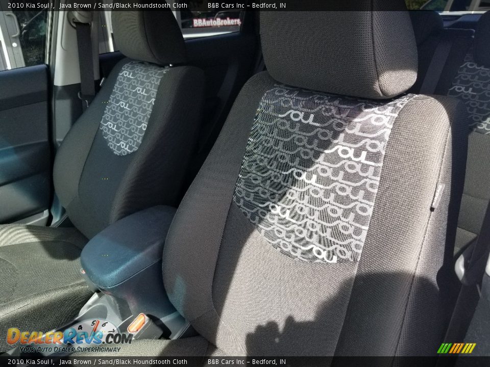 2010 Kia Soul ! Java Brown / Sand/Black Houndstooth Cloth Photo #17