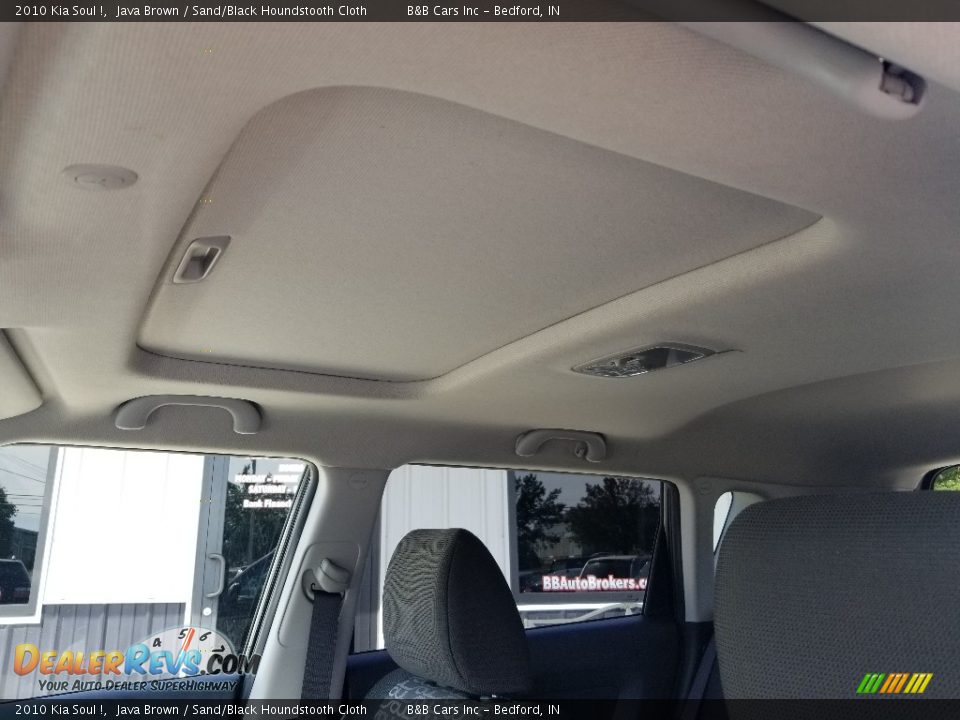 2010 Kia Soul ! Java Brown / Sand/Black Houndstooth Cloth Photo #18