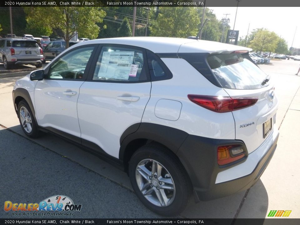 2020 Hyundai Kona SE AWD Chalk White / Black Photo #6