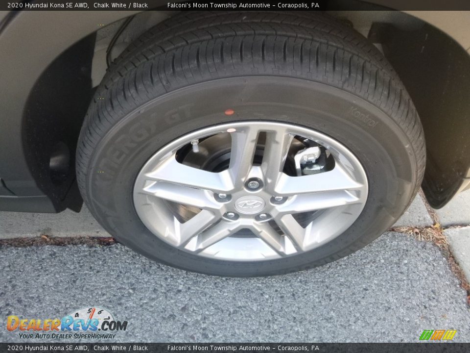 2020 Hyundai Kona SE AWD Chalk White / Black Photo #7