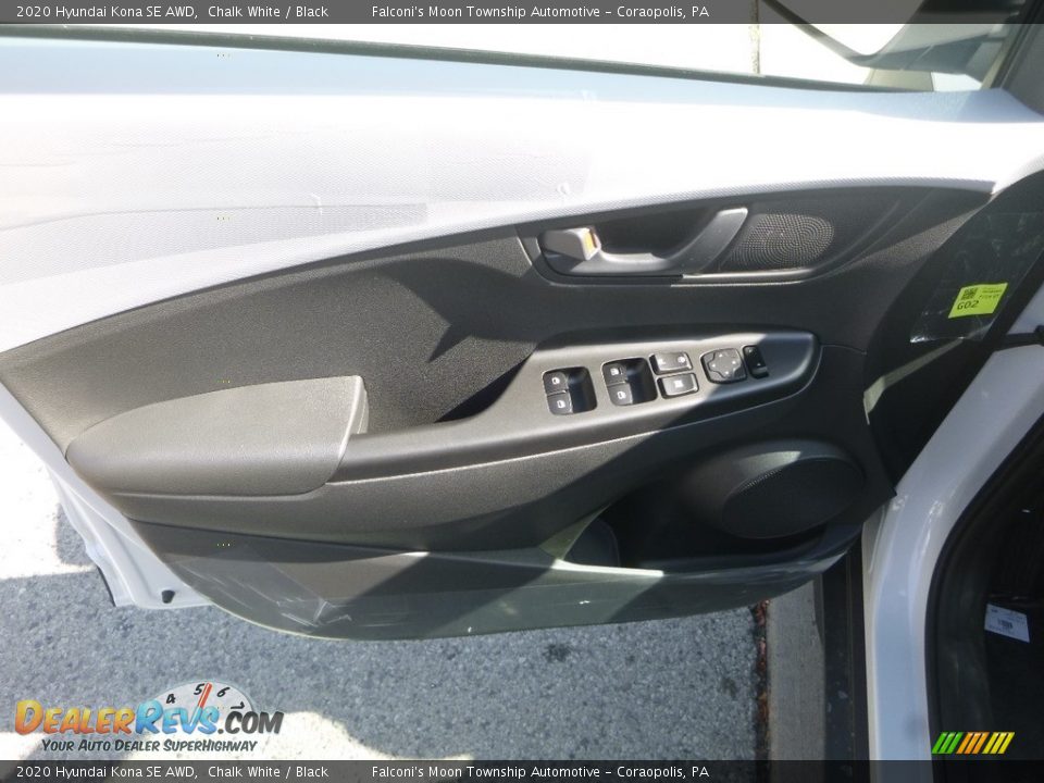 2020 Hyundai Kona SE AWD Chalk White / Black Photo #11