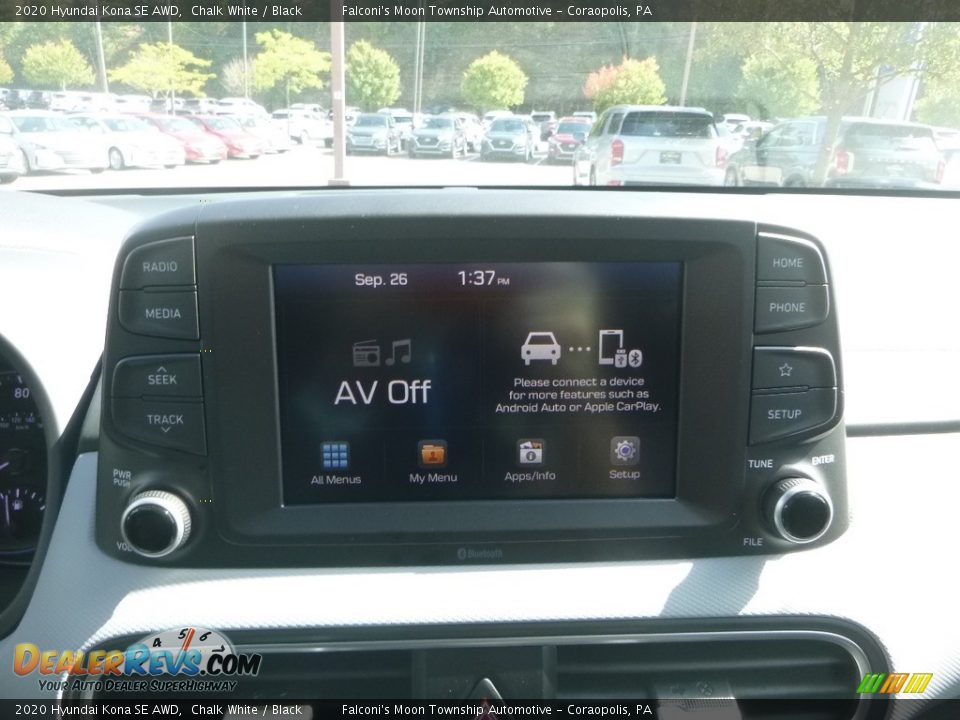 2020 Hyundai Kona SE AWD Chalk White / Black Photo #13
