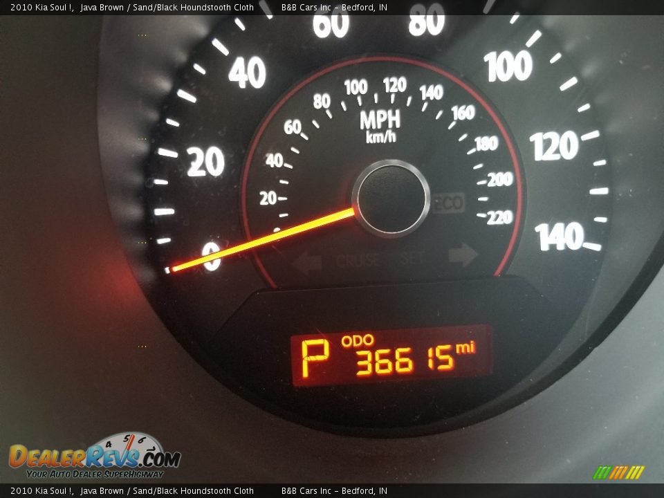 2010 Kia Soul ! Java Brown / Sand/Black Houndstooth Cloth Photo #26