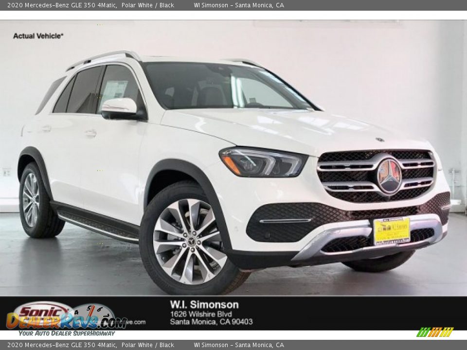 2020 Mercedes-Benz GLE 350 4Matic Polar White / Black Photo #1