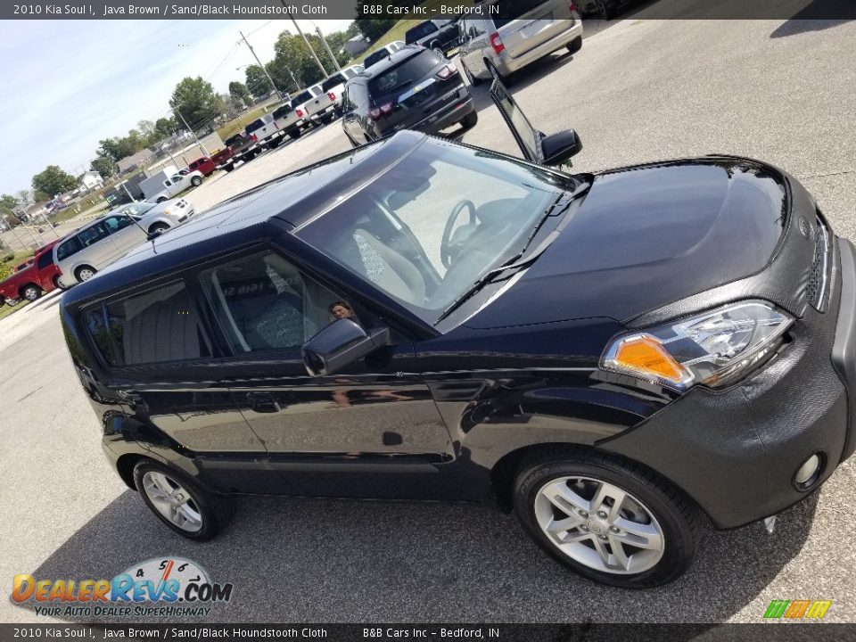 2010 Kia Soul ! Java Brown / Sand/Black Houndstooth Cloth Photo #27