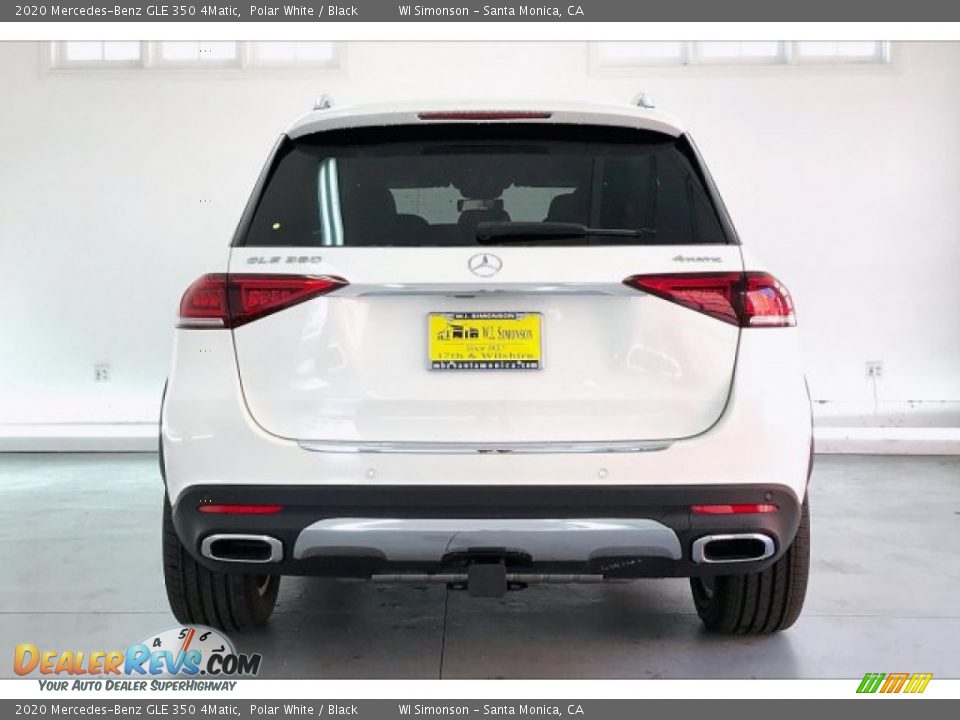 2020 Mercedes-Benz GLE 350 4Matic Polar White / Black Photo #3