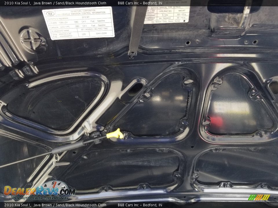 2010 Kia Soul ! Java Brown / Sand/Black Houndstooth Cloth Photo #29