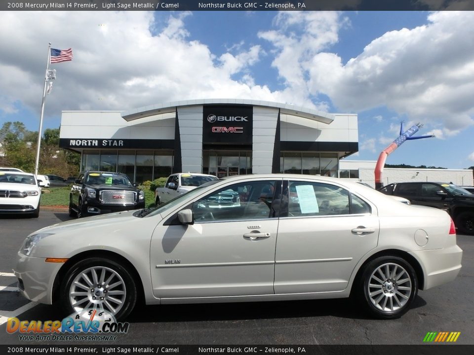 2008 Mercury Milan I4 Premier Light Sage Metallic / Camel Photo #1