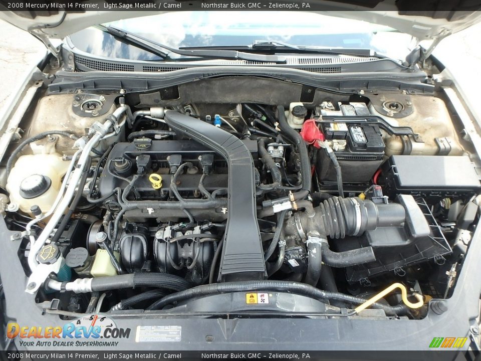 2008 Mercury Milan I4 Premier Light Sage Metallic / Camel Photo #2