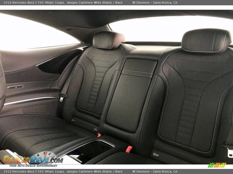 Rear Seat of 2019 Mercedes-Benz S 560 4Matic Coupe Photo #15