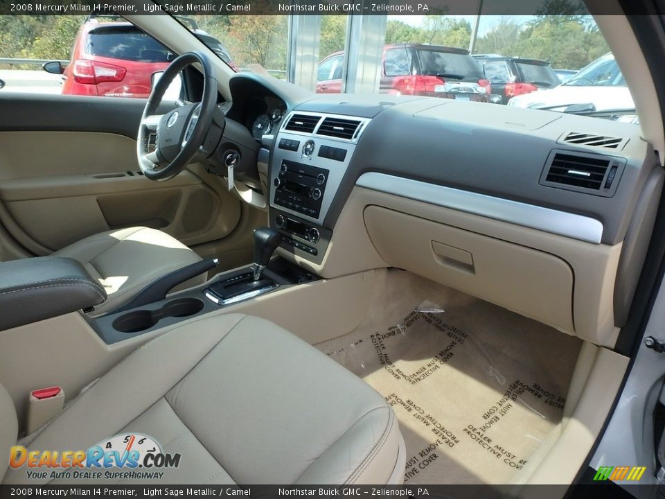2008 Mercury Milan I4 Premier Light Sage Metallic / Camel Photo #6