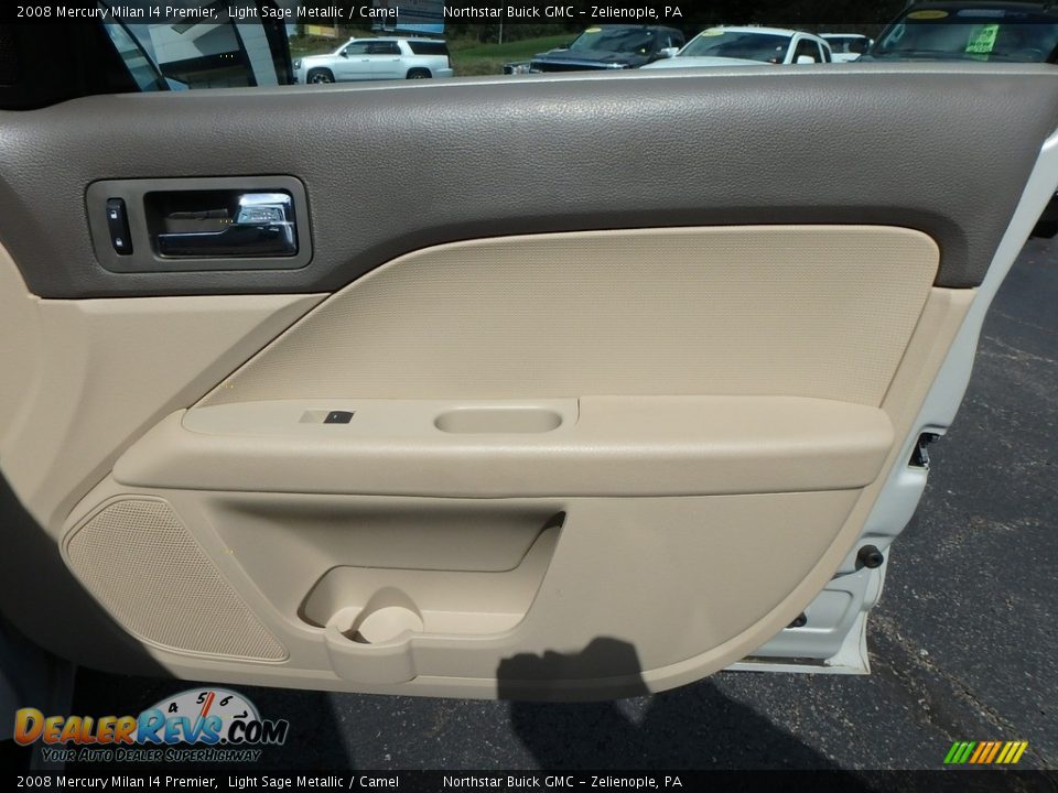 2008 Mercury Milan I4 Premier Light Sage Metallic / Camel Photo #7