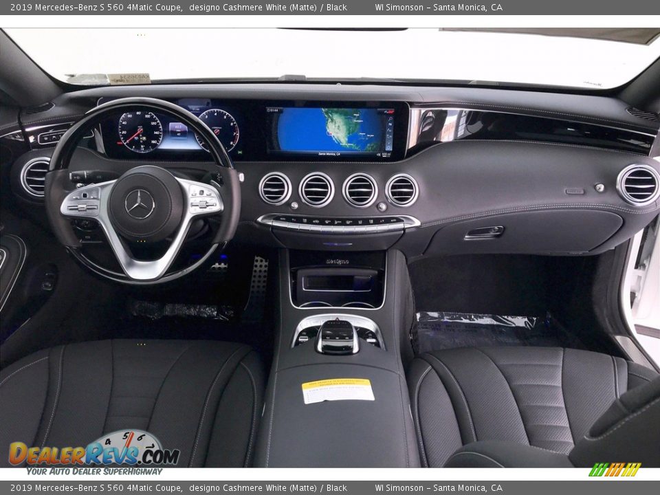 Black Interior - 2019 Mercedes-Benz S 560 4Matic Coupe Photo #17