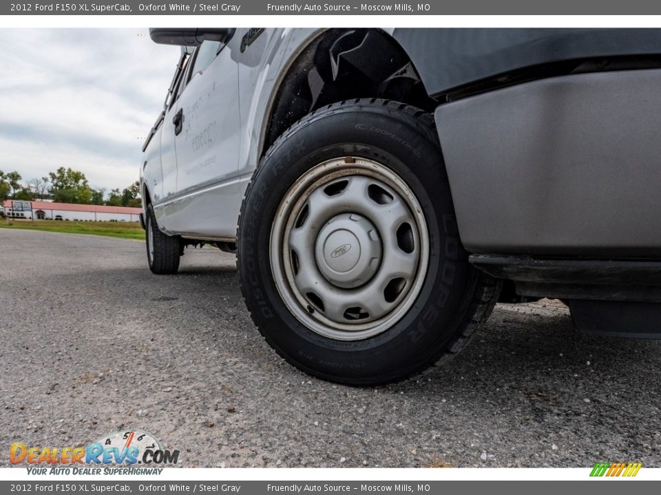 2012 Ford F150 XL SuperCab Oxford White / Steel Gray Photo #2