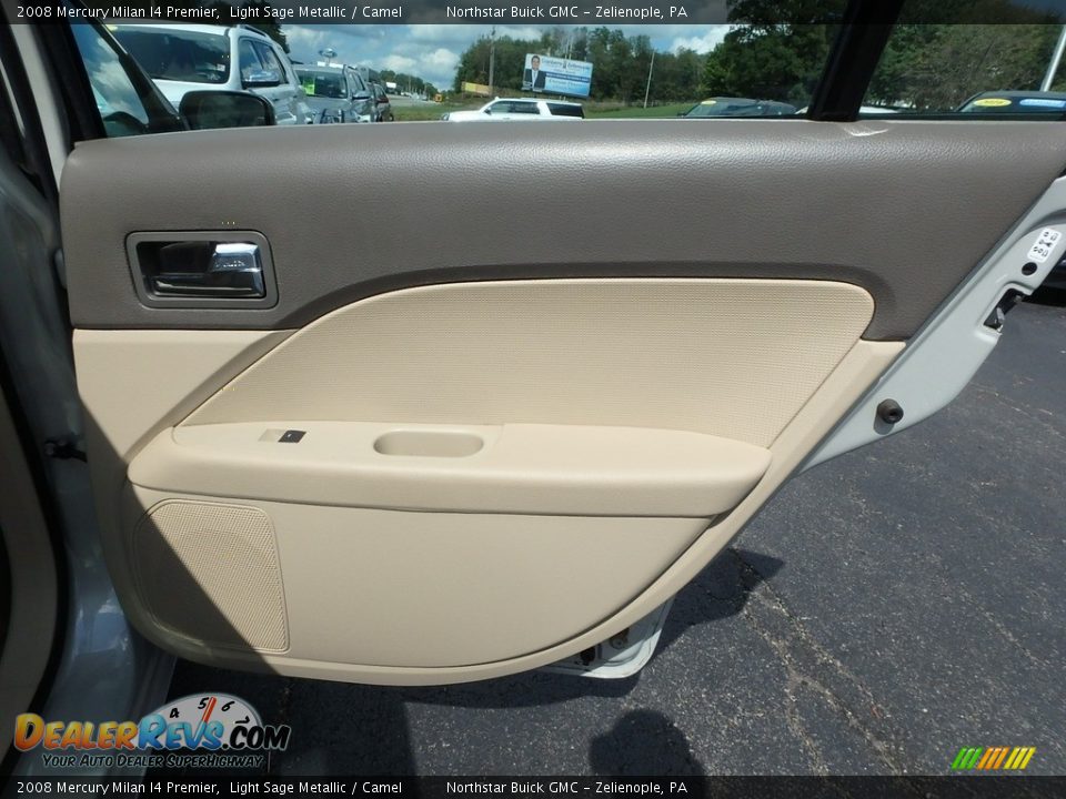 2008 Mercury Milan I4 Premier Light Sage Metallic / Camel Photo #8