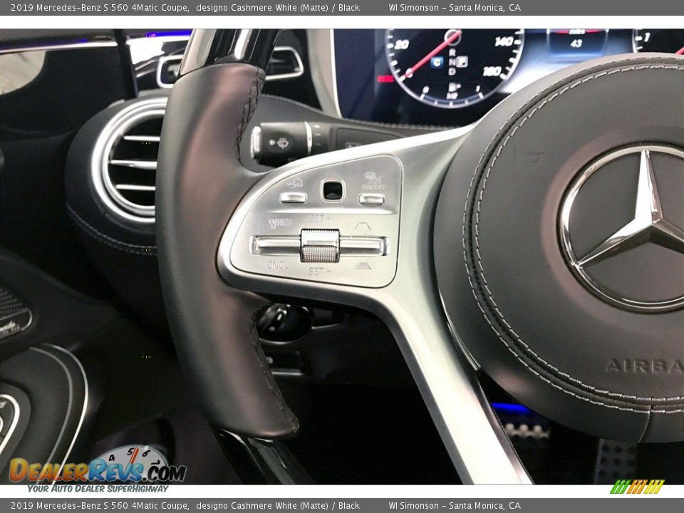 2019 Mercedes-Benz S 560 4Matic Coupe Steering Wheel Photo #18