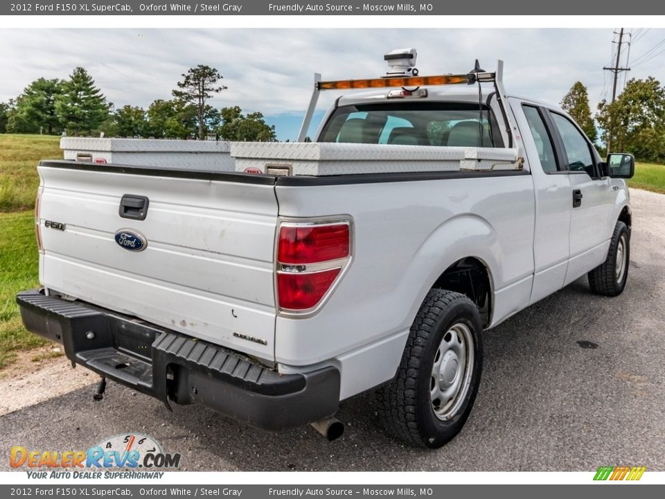 2012 Ford F150 XL SuperCab Oxford White / Steel Gray Photo #4