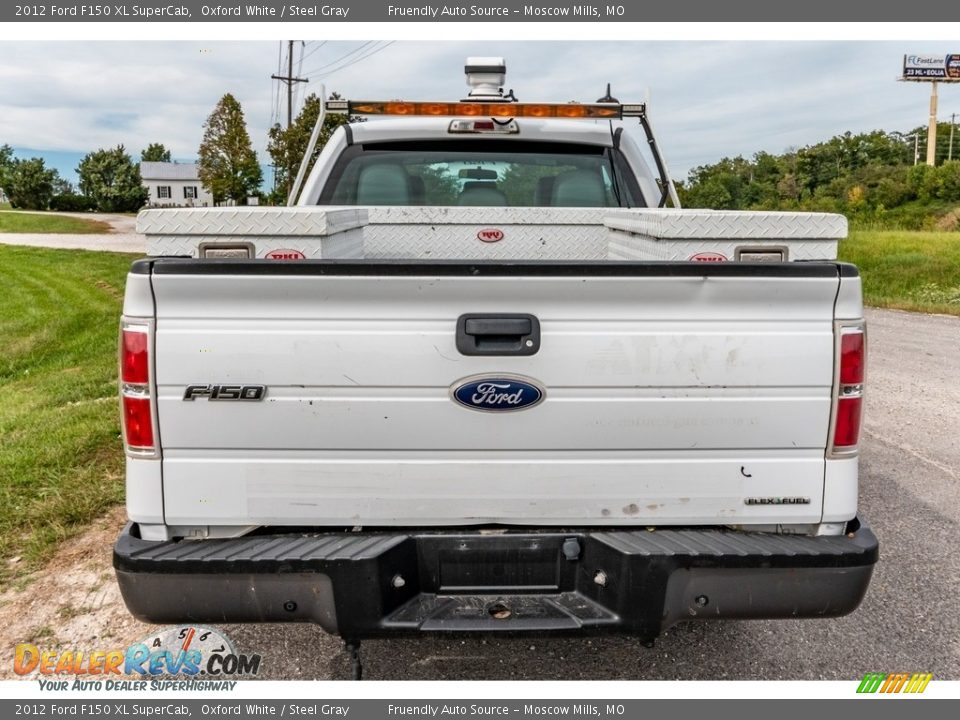 2012 Ford F150 XL SuperCab Oxford White / Steel Gray Photo #5
