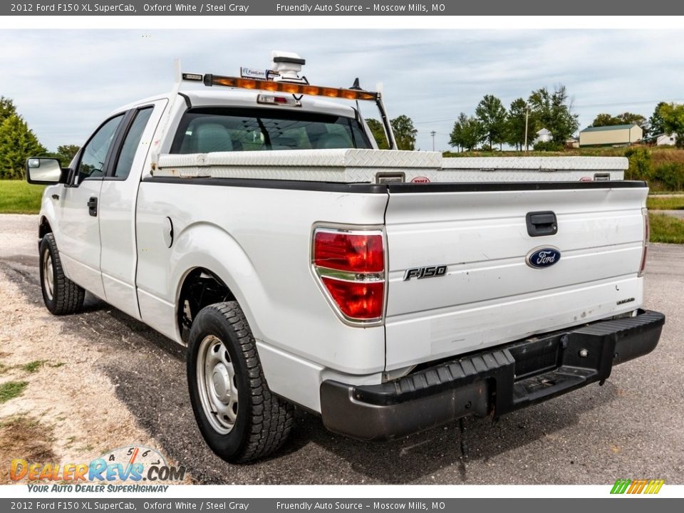 2012 Ford F150 XL SuperCab Oxford White / Steel Gray Photo #6