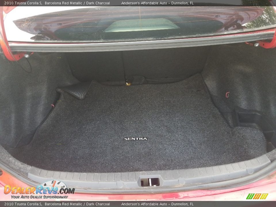 2010 Toyota Corolla S Barcelona Red Metallic / Dark Charcoal Photo #21