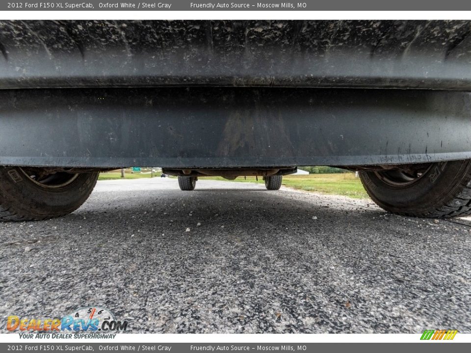 2012 Ford F150 XL SuperCab Oxford White / Steel Gray Photo #10