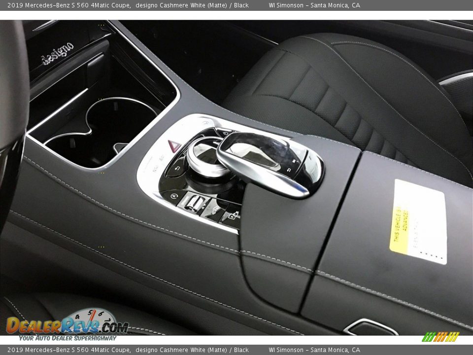 2019 Mercedes-Benz S 560 4Matic Coupe designo Cashmere White (Matte) / Black Photo #23