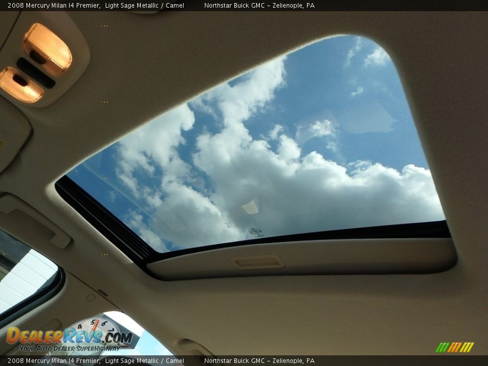2008 Mercury Milan I4 Premier Light Sage Metallic / Camel Photo #17