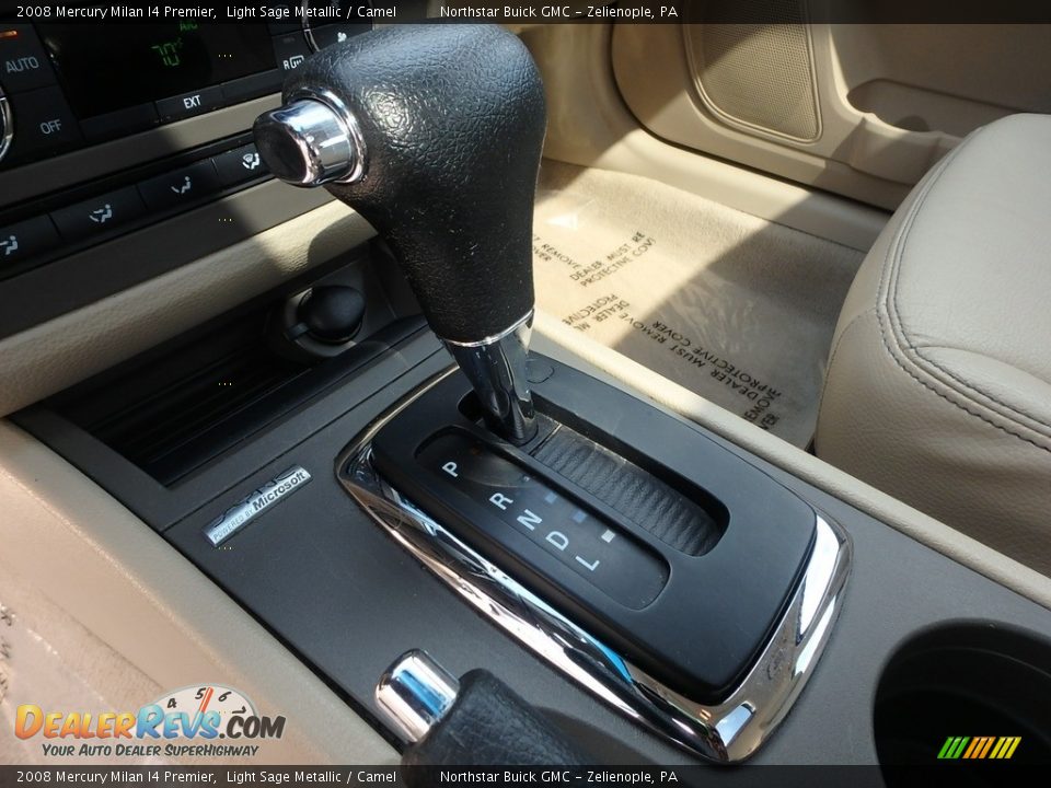 2008 Mercury Milan I4 Premier Light Sage Metallic / Camel Photo #19