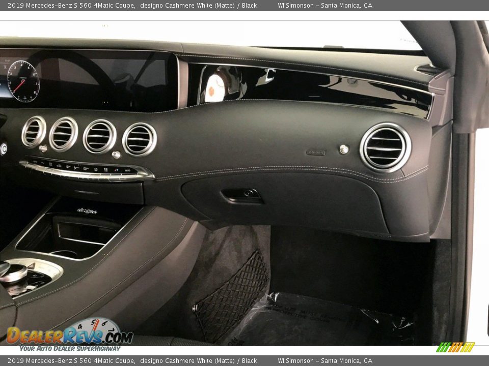 2019 Mercedes-Benz S 560 4Matic Coupe designo Cashmere White (Matte) / Black Photo #28