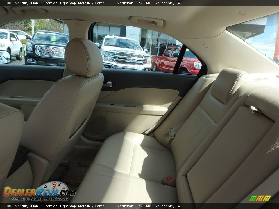 2008 Mercury Milan I4 Premier Light Sage Metallic / Camel Photo #21