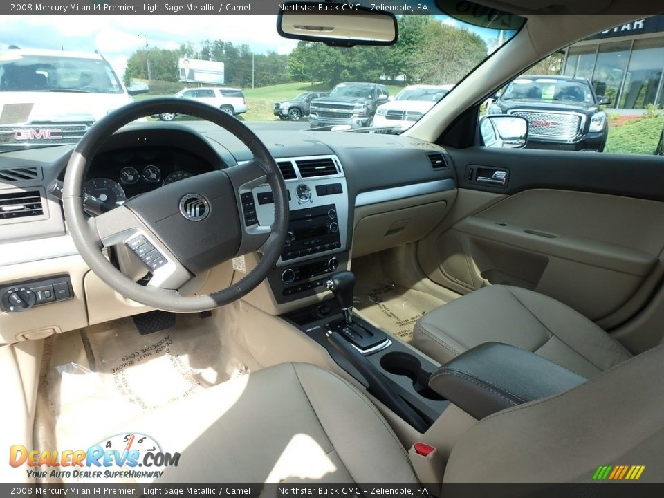2008 Mercury Milan I4 Premier Light Sage Metallic / Camel Photo #22