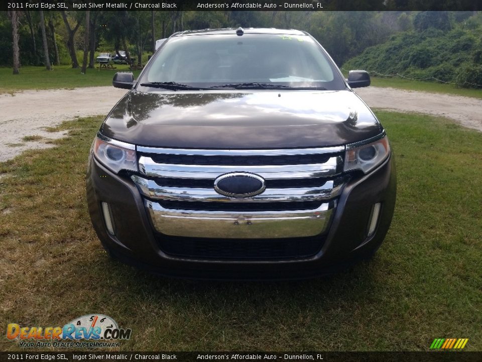 2011 Ford Edge SEL Ingot Silver Metallic / Charcoal Black Photo #8