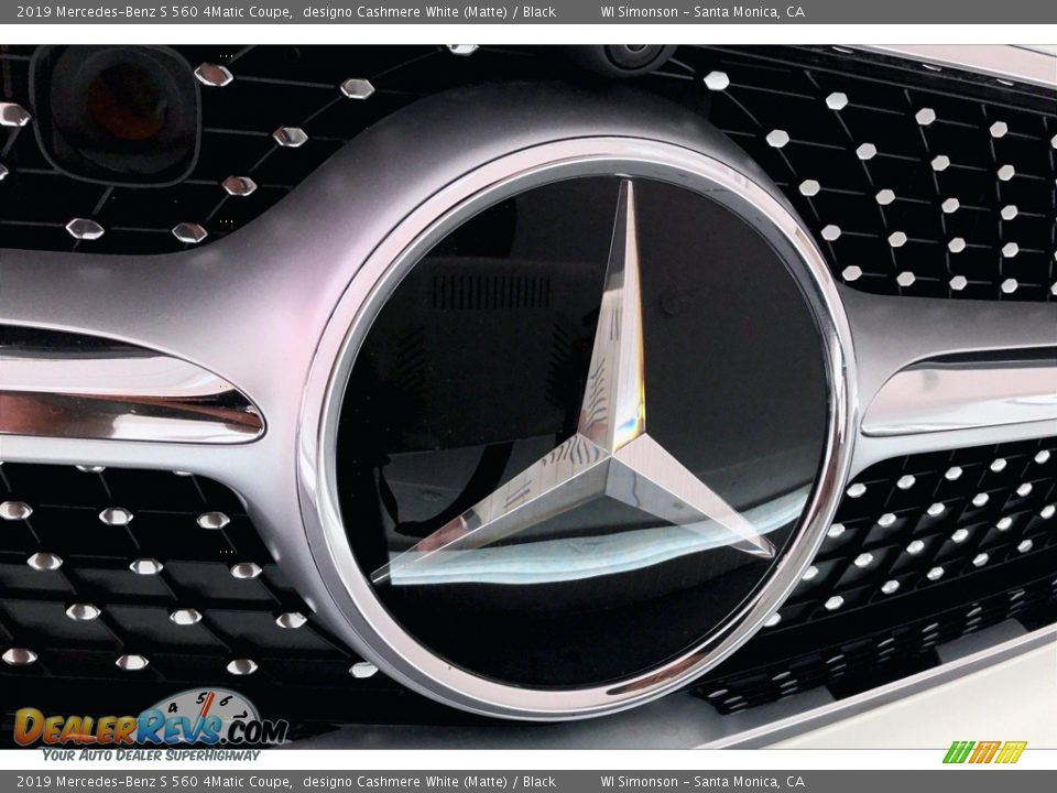 2019 Mercedes-Benz S 560 4Matic Coupe designo Cashmere White (Matte) / Black Photo #33