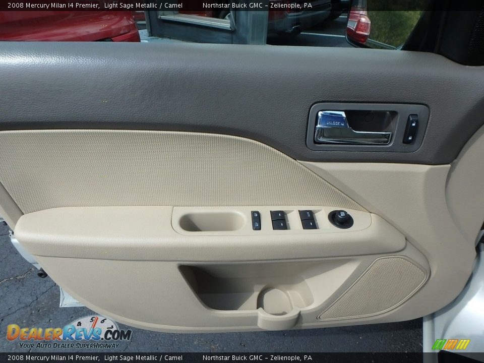 2008 Mercury Milan I4 Premier Light Sage Metallic / Camel Photo #24