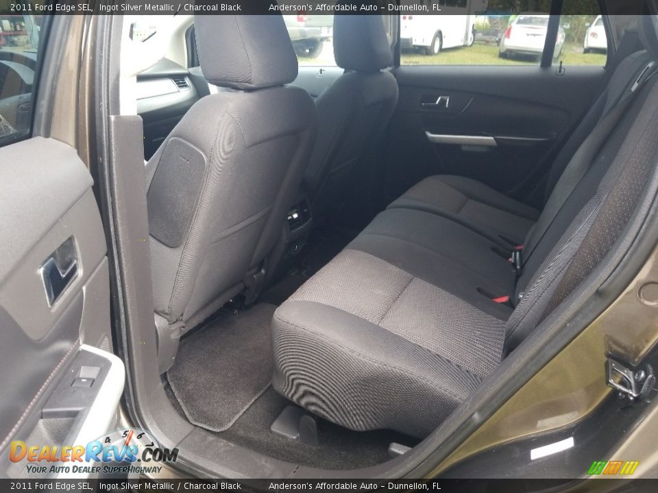 2011 Ford Edge SEL Ingot Silver Metallic / Charcoal Black Photo #13