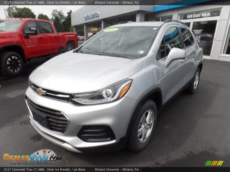 2017 Chevrolet Trax LT AWD Silver Ice Metallic / Jet Black Photo #3