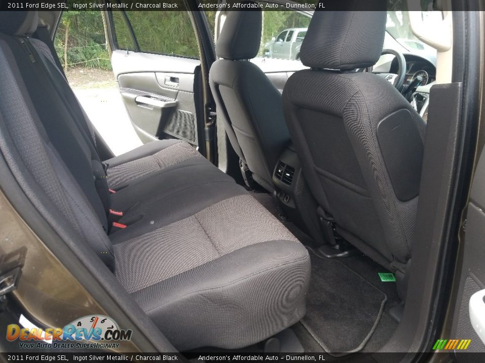 2011 Ford Edge SEL Ingot Silver Metallic / Charcoal Black Photo #16