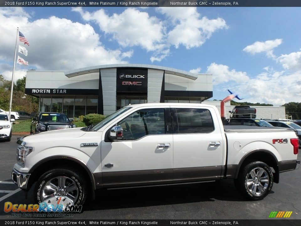 2018 Ford F150 King Ranch SuperCrew 4x4 White Platinum / King Ranch Kingsville Photo #1