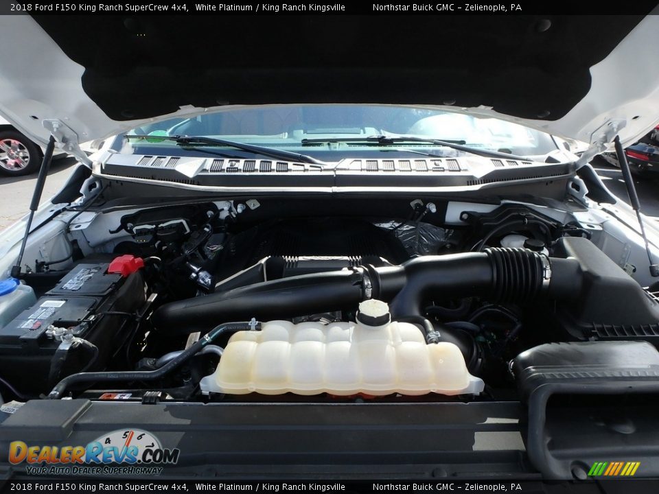 2018 Ford F150 King Ranch SuperCrew 4x4 White Platinum / King Ranch Kingsville Photo #2