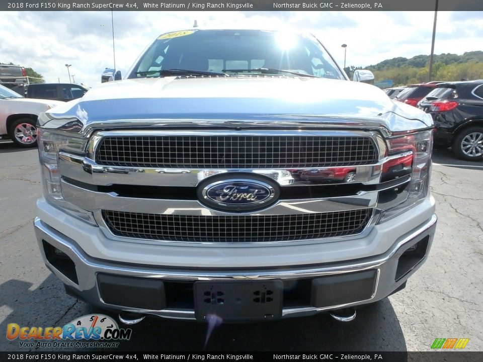 2018 Ford F150 King Ranch SuperCrew 4x4 White Platinum / King Ranch Kingsville Photo #3