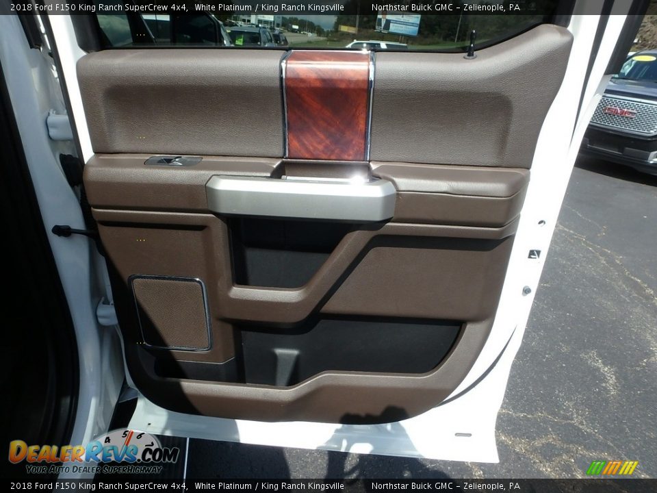 2018 Ford F150 King Ranch SuperCrew 4x4 White Platinum / King Ranch Kingsville Photo #8