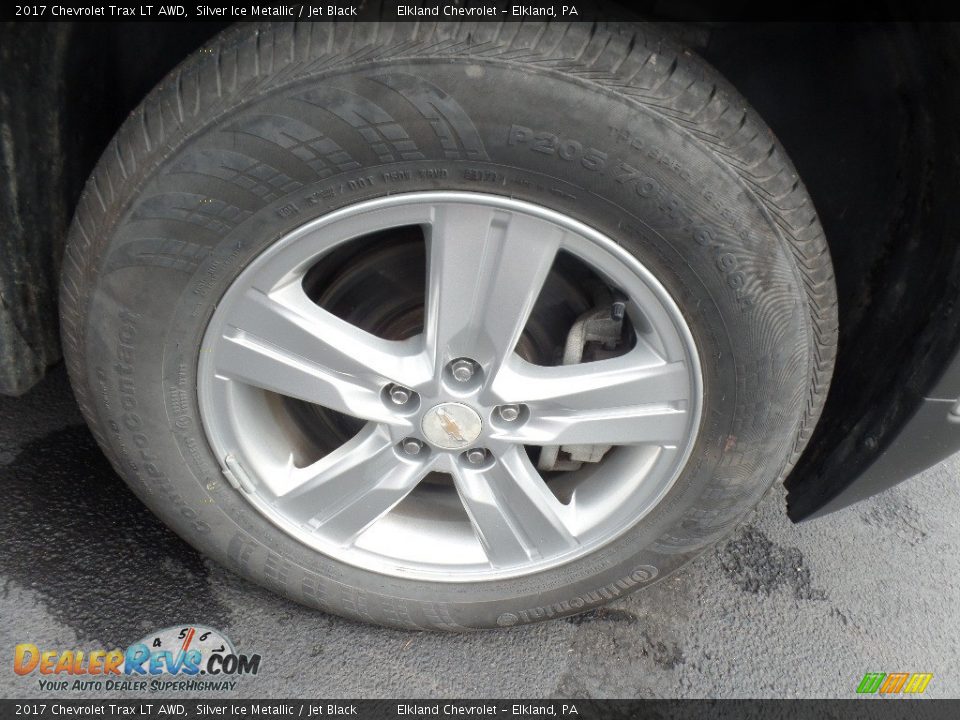 2017 Chevrolet Trax LT AWD Silver Ice Metallic / Jet Black Photo #10