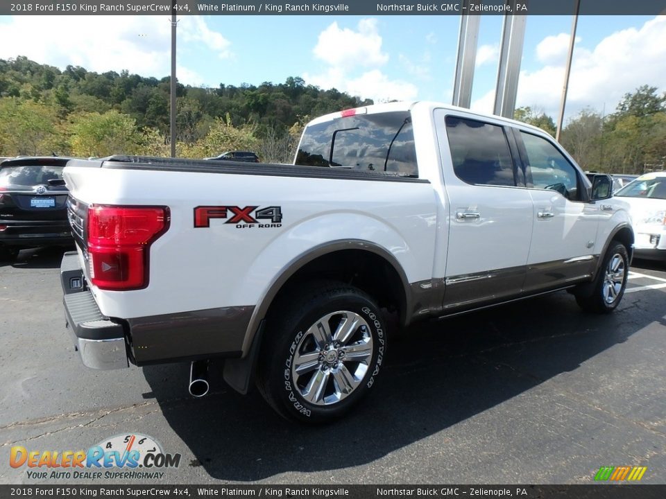 2018 Ford F150 King Ranch SuperCrew 4x4 White Platinum / King Ranch Kingsville Photo #9